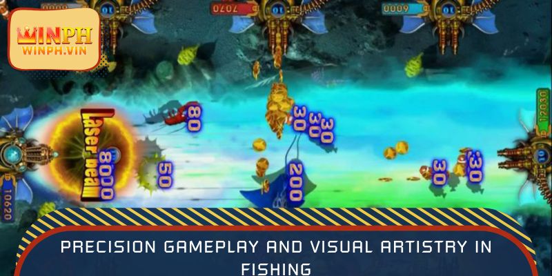 Precision gameplay and visual artistry in fishing