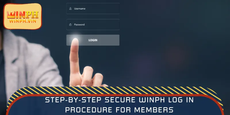 Step-by-step secure WINPH Log in procedure for members